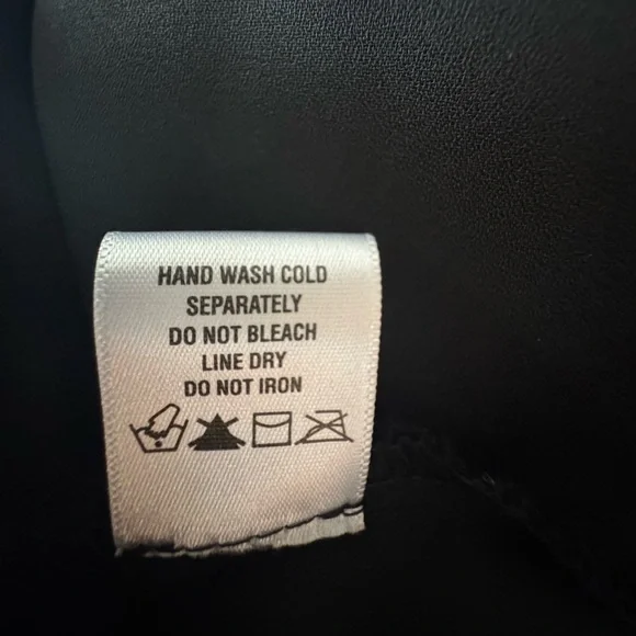 MSK Black Chiffon Dot Pattern Maxi Dress - Size XL - EUC - Only Worn Once - Picture 10 of 10